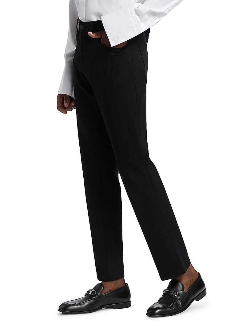 Slim-Fit Straight-Leg Jeans