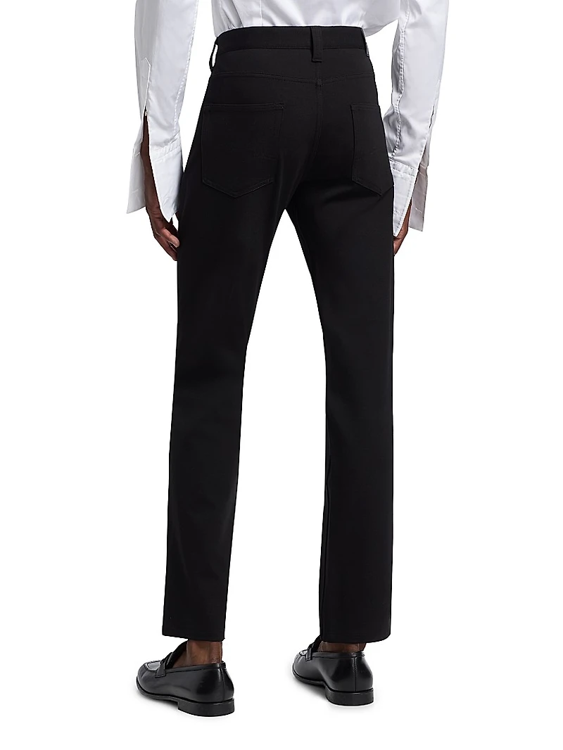Slim-Fit Straight-Leg Jeans