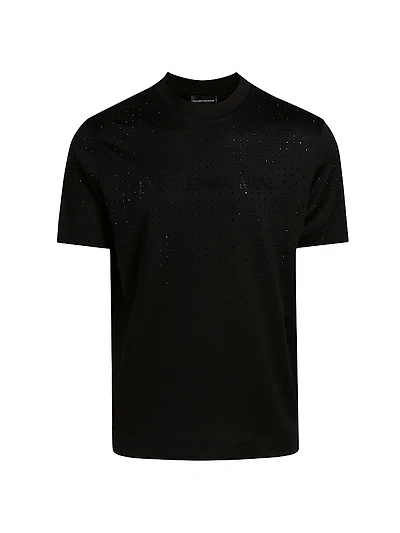 Clubwear Capsule Rhinestone Logo T-Shirt