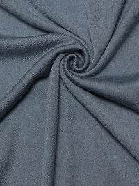 Wool-Silk Short-Sleeve Crewneck Sweater