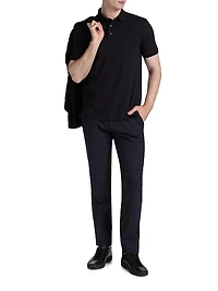 Tonal Textured Polo Shirt