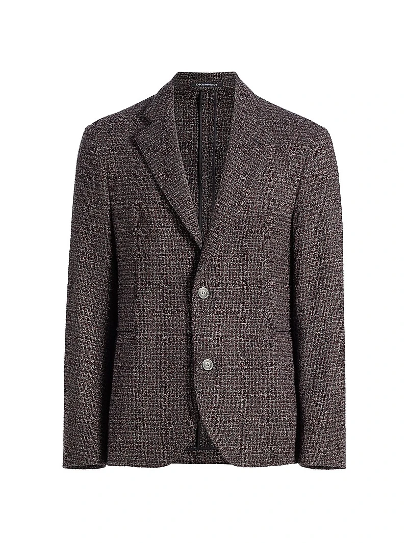 Virgin Wool-Blend Bouclé Jacket