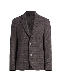 Virgin Wool-Blend Bouclé Jacket