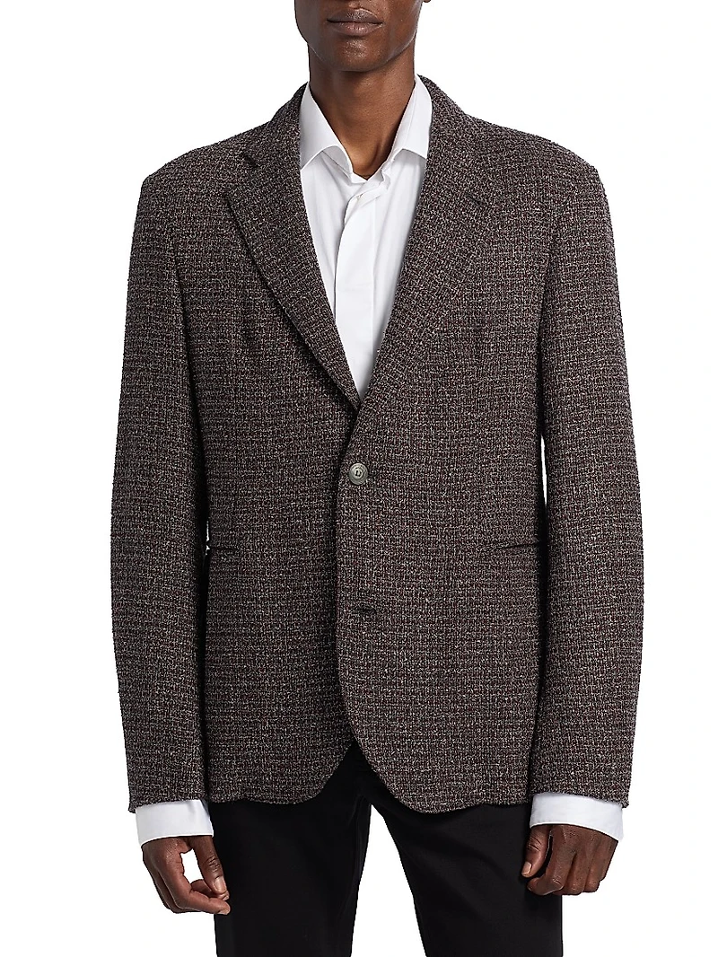 Virgin Wool-Blend Bouclé Jacket