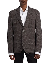 Virgin Wool-Blend Bouclé Jacket