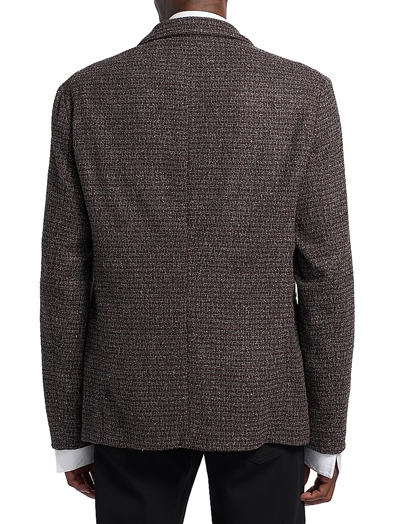 Virgin Wool-Blend Bouclé Jacket