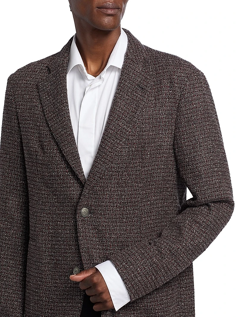 Virgin Wool-Blend Bouclé Jacket