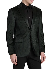 Sateen Grid Dinner Jacket
