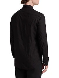 Flocked Velvet Sport Shirt