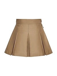 Little Girl's & Skirt Cotton Gabardine