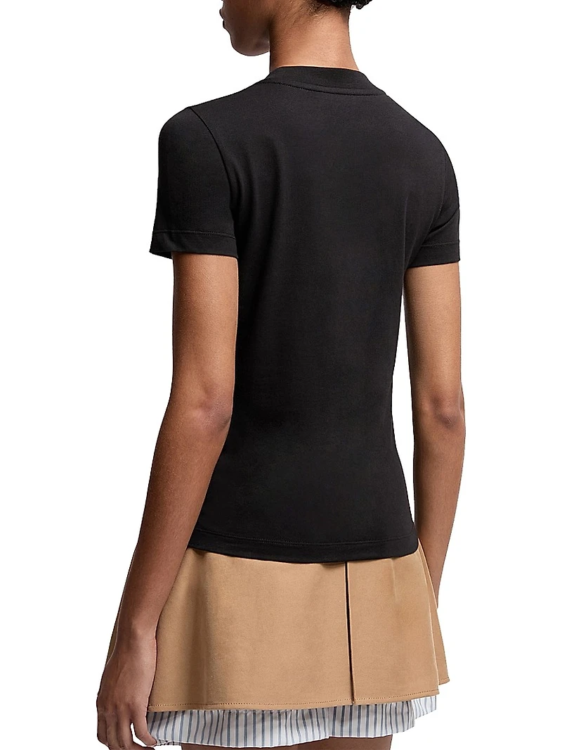 Cotton Crewneck T-Shirt