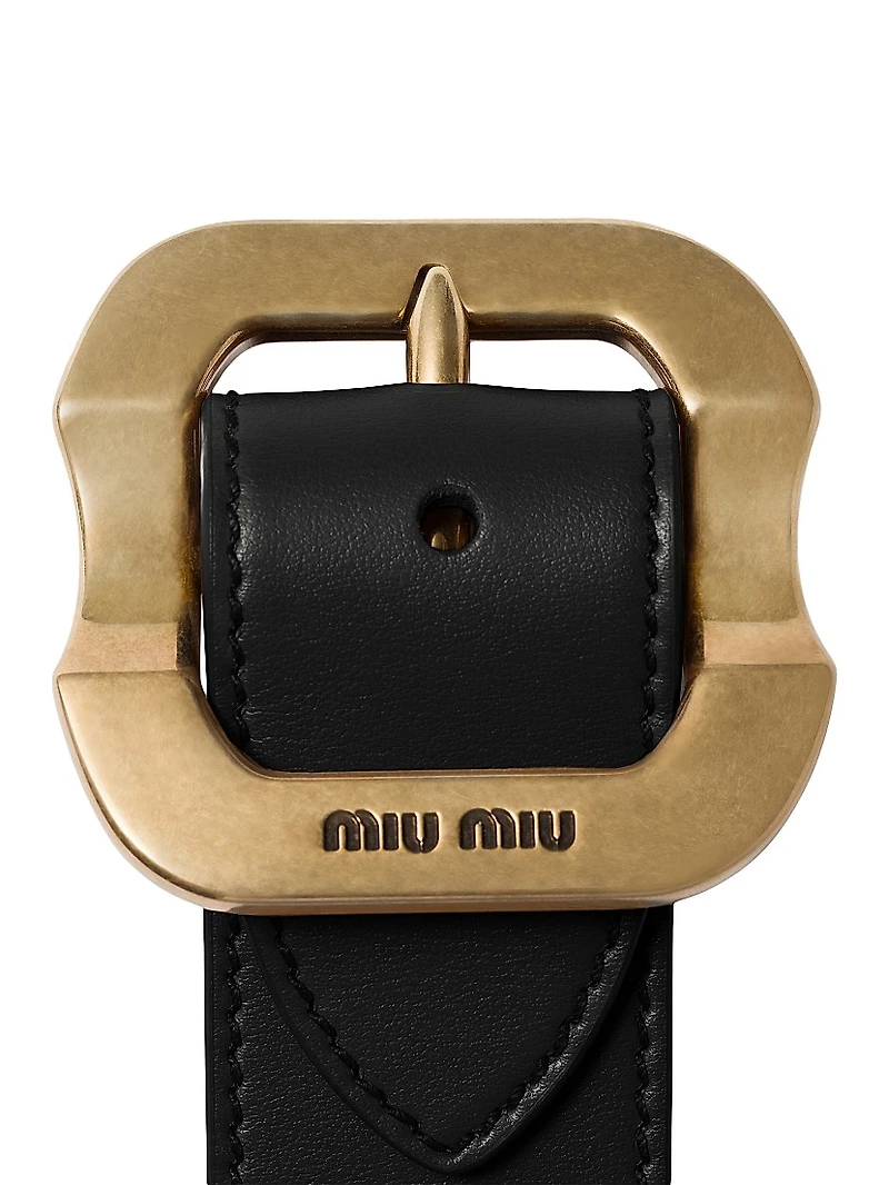 Leather Bracelet with Buckle