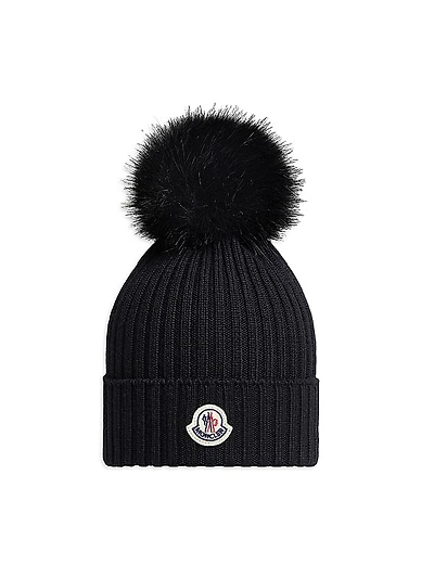 Little Girl's & Girl's Beanie Hat in Wool
