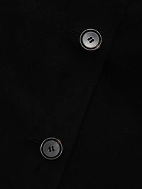 Belted Wool-Blend Coat