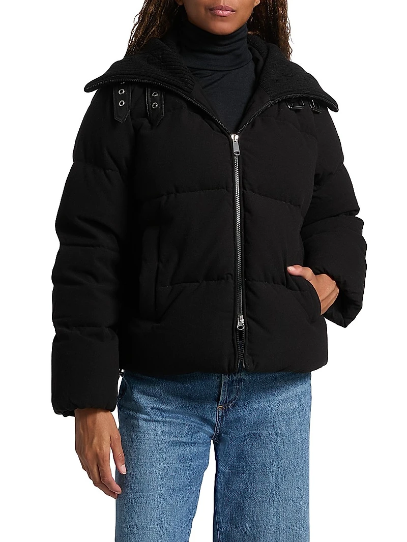 Quilted Down Puffer Jacket
