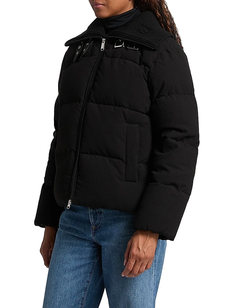 Quilted Down Puffer Jacket