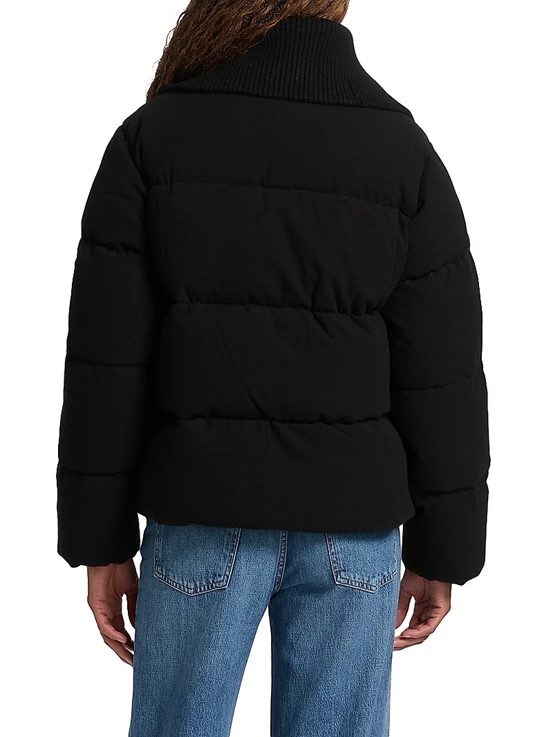 Quilted Down Puffer Jacket