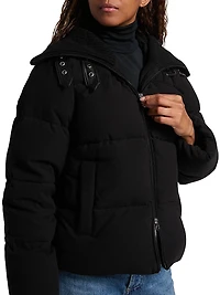 Quilted Down Puffer Jacket