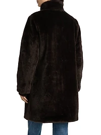 Faux-Fur Long Coat