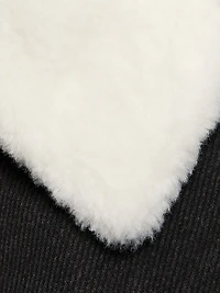 Faux-Fur Collar Car Coat