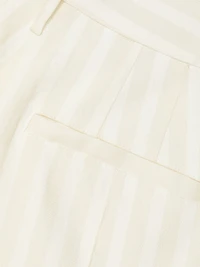 Freja Striped Stretch Linen Shorts