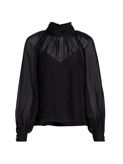 Alyssa Silk Blouse