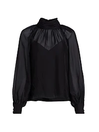 Alyssa Silk Blouse