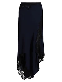 Hartley Asymmetric Midi-Skirt