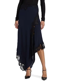 Hartley Asymmetric Midi-Skirt