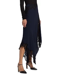 Hartley Asymmetric Midi-Skirt