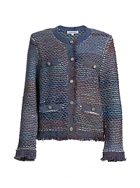 Sariyah Cotton-Blend Knit Jacket