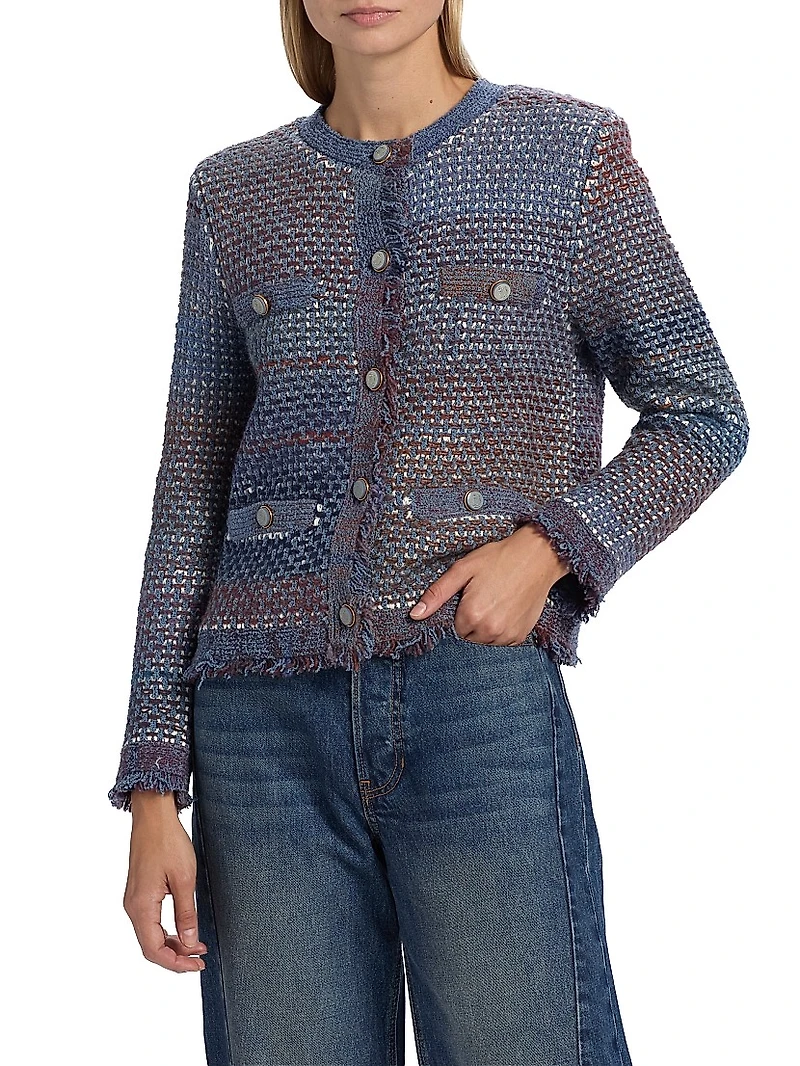 Sariyah Cotton-Blend Knit Jacket