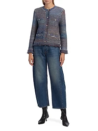Sariyah Cotton-Blend Knit Jacket