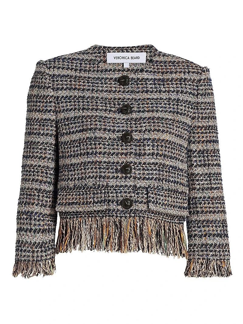 Lyons Tweed Fringe Jacket