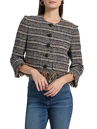 Lyons Tweed Fringe Jacket