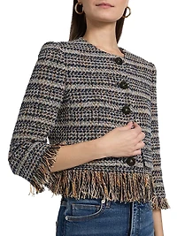 Lyons Tweed Fringe Jacket