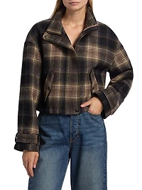Bateman Check Wool-Blend Jacket