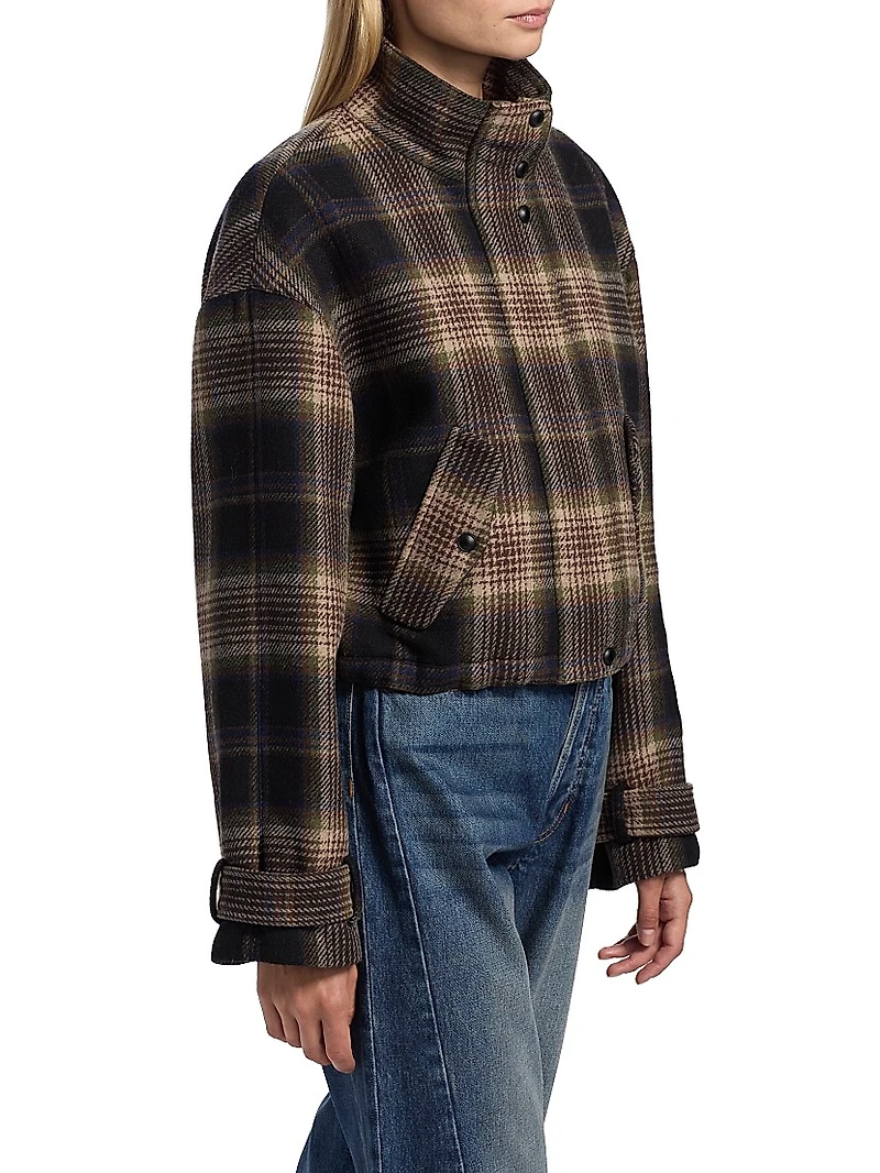 Bateman Check Wool-Blend Jacket