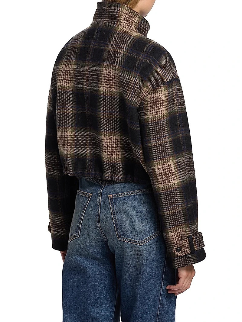 Bateman Check Wool-Blend Jacket