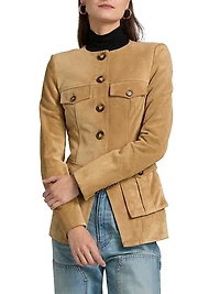 Orrin Suede Cargo Jacket