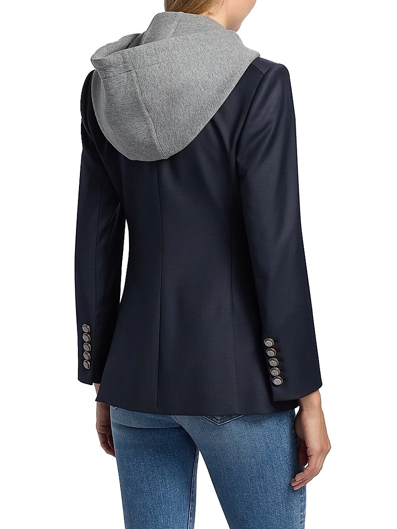 Stretch-Cotton-Blend Hoodie Dickey