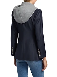 Stretch-Cotton-Blend Hoodie Dickey