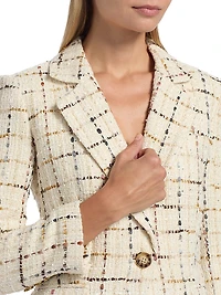 Dickey Plaid Wool-Blend Jacket