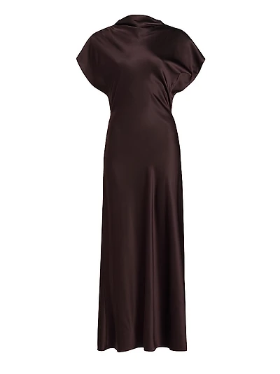 Redgrave Silk-Blend Maxi Dress