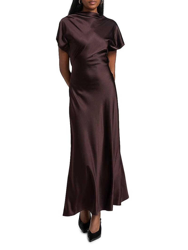 Redgrave Silk-Blend Maxi Dress