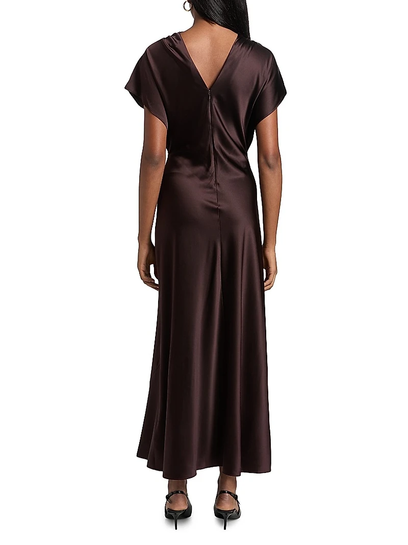 Redgrave Silk-Blend Maxi Dress