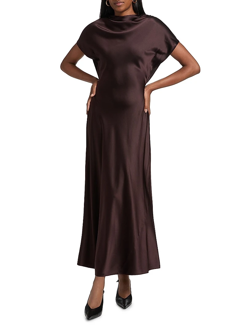 Redgrave Silk-Blend Maxi Dress