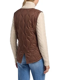 Patra Mixed-Media Zip-Front Jacket