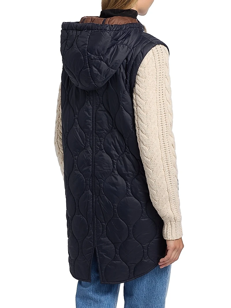 Barrows Mixed-Media Hooded Jacket