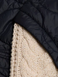 Barrows Mixed-Media Hooded Jacket